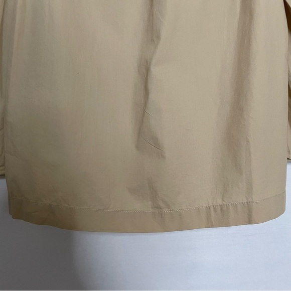 J. Crew Puff-Sleeve Ruffle Trim Cotton Poplin Top - Picture 5 of 13